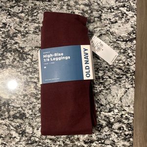 Maroon old navy 7/8 leggings